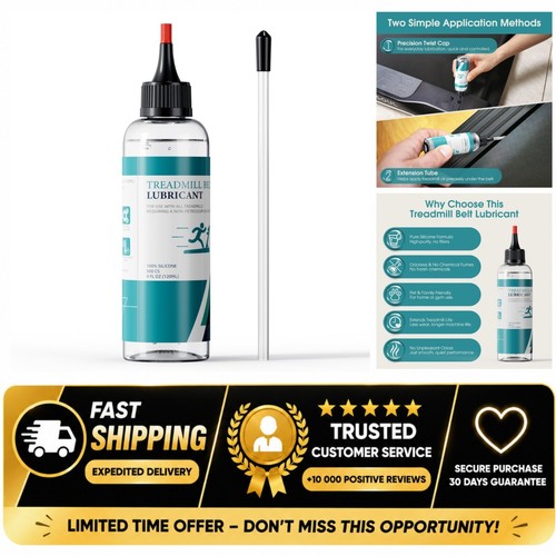 Treadmill belt lubricant 100 - belt, 100%